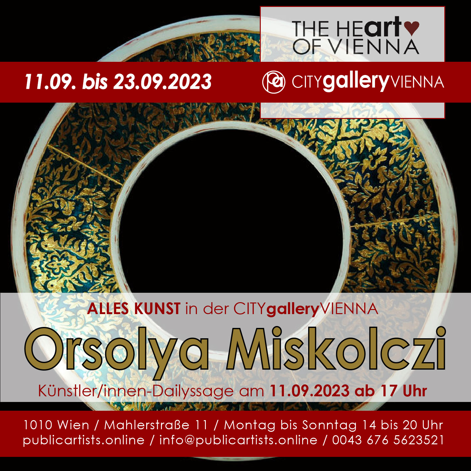 Orsolya Miskolczi alla CITYgalleryVIENNA