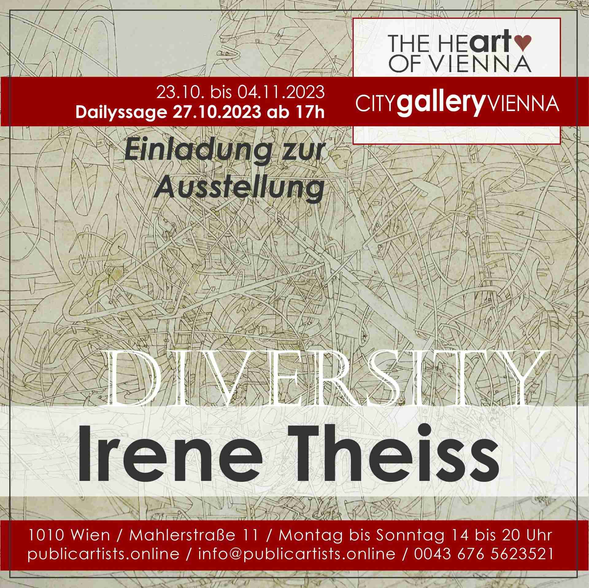 Ирене Тайс показва РАЗНООБРАЗИЕ в CITYgalleryVIENNA