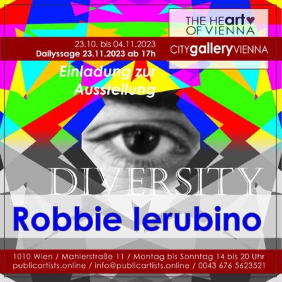 Роби Иерубино показва РАЗНООБРАЗИЕ в CITYgalleryVIENNA