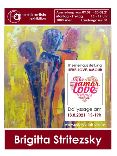 Brigitta Stritezsky vystavuje "LIEBE-LOVE-AMOUR"
