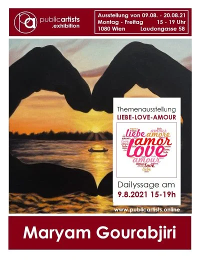 Maryam Gourabjiri zeigt LIEBE-LOVE-AMOUR