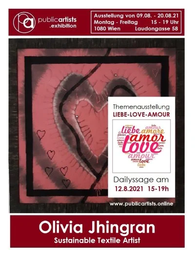 Olivia Jhingran zeigt LIEBE-LOVE-AMOUR
