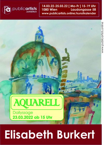 Elisabeth Burkert ukazuje "AQUARELL"