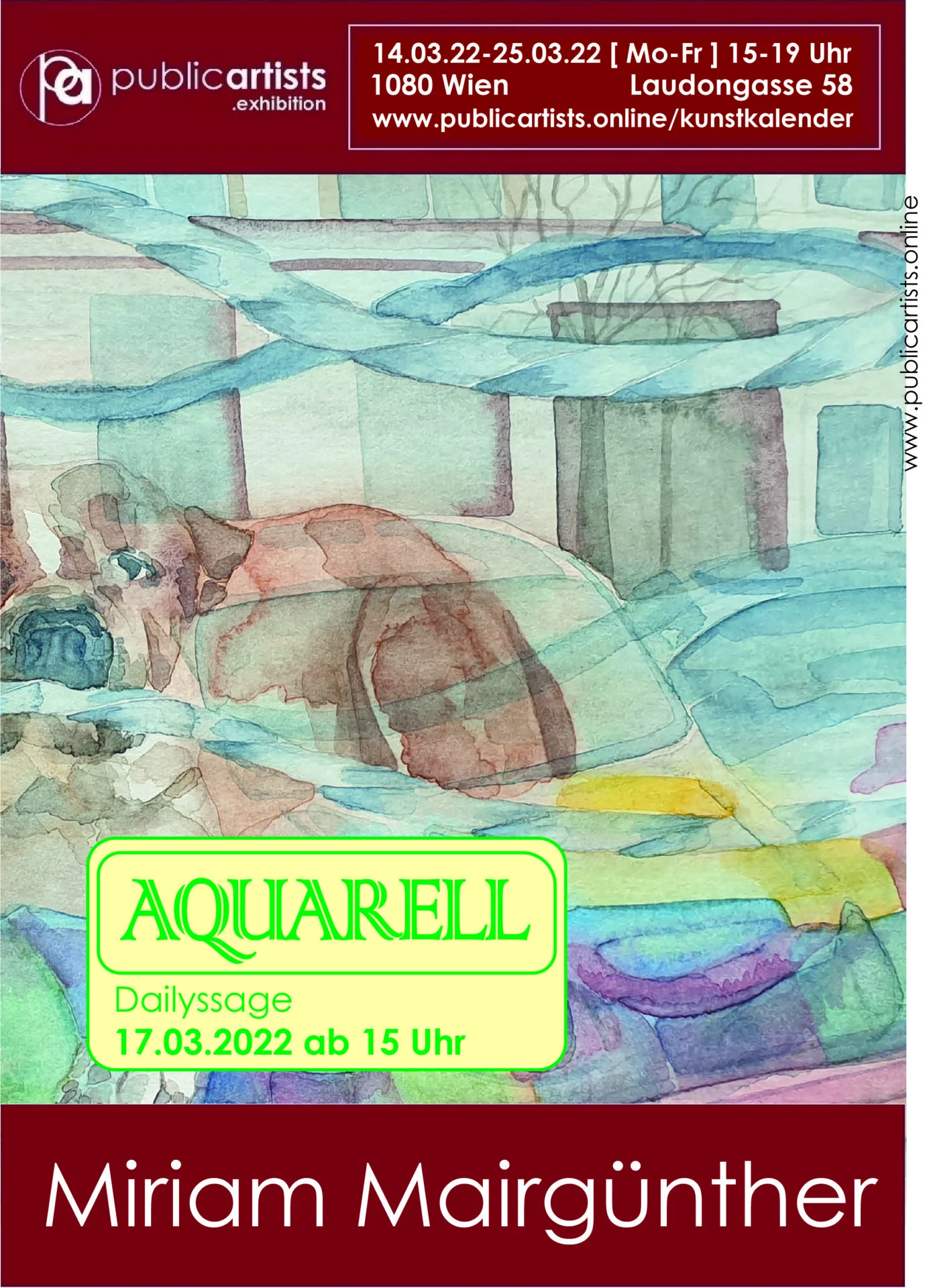 Miriam Mairgünther zeigt „AQUARELL“