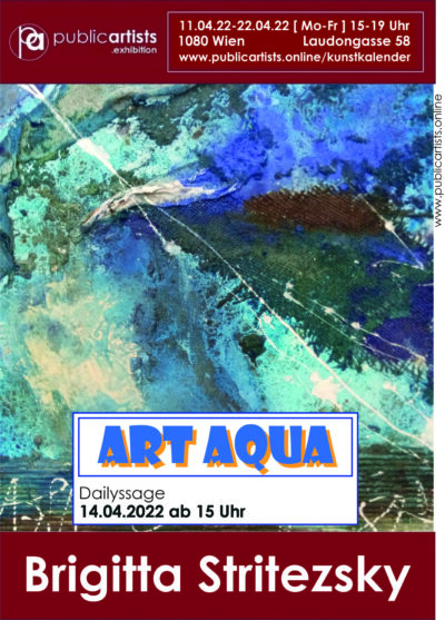 Brigitta Stritezsky zeigt „ART AQUA“