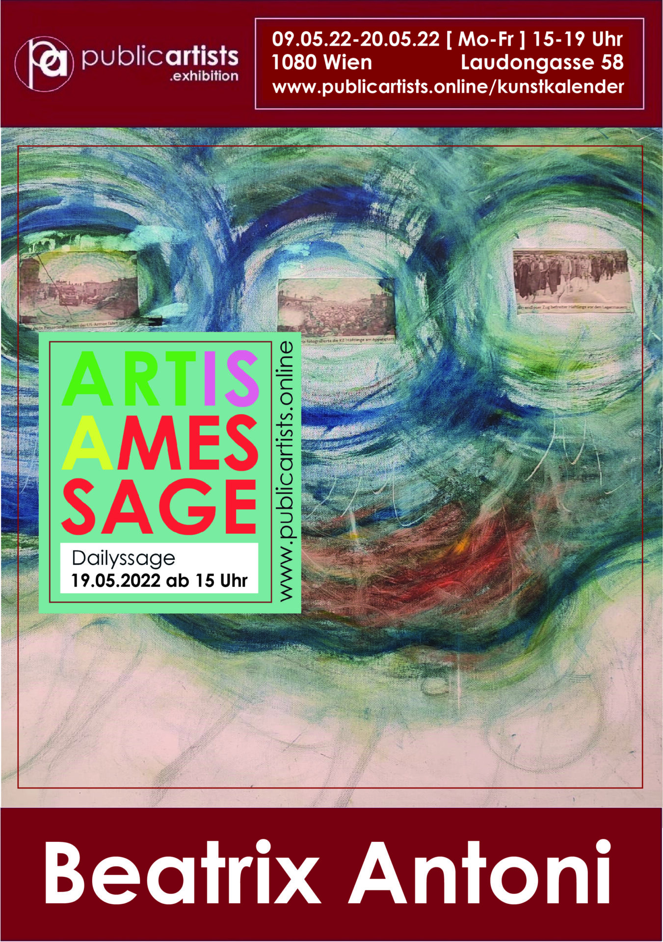 Beatrix Antoni zeigt “ART IS A MESSSAGE”