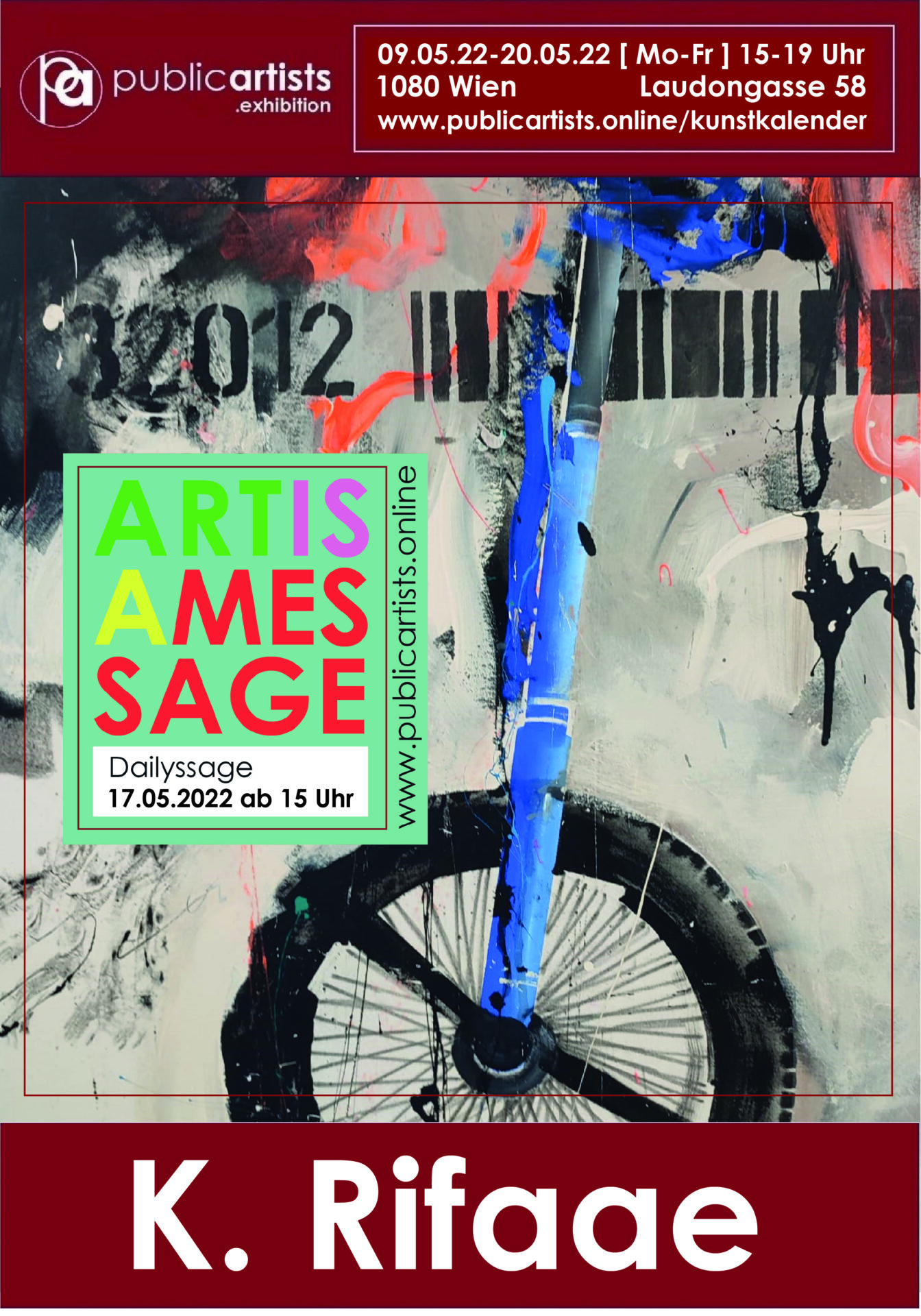 Kurdo Rifaae zeigt “ART IS A MESSAGE”