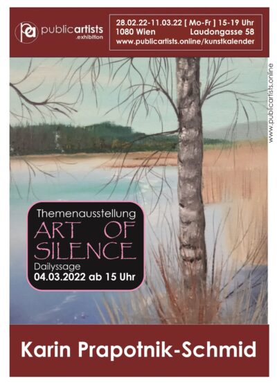 „ART OF SILENCE“ mit Karin Prapotnik-Schmid