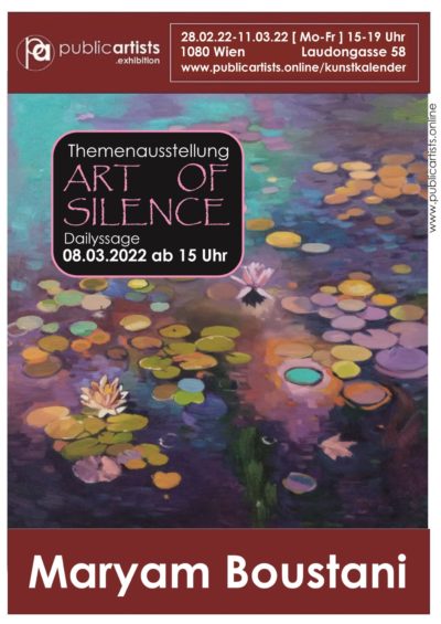 „ART OF SILENCE“ mit Maryam Boustani