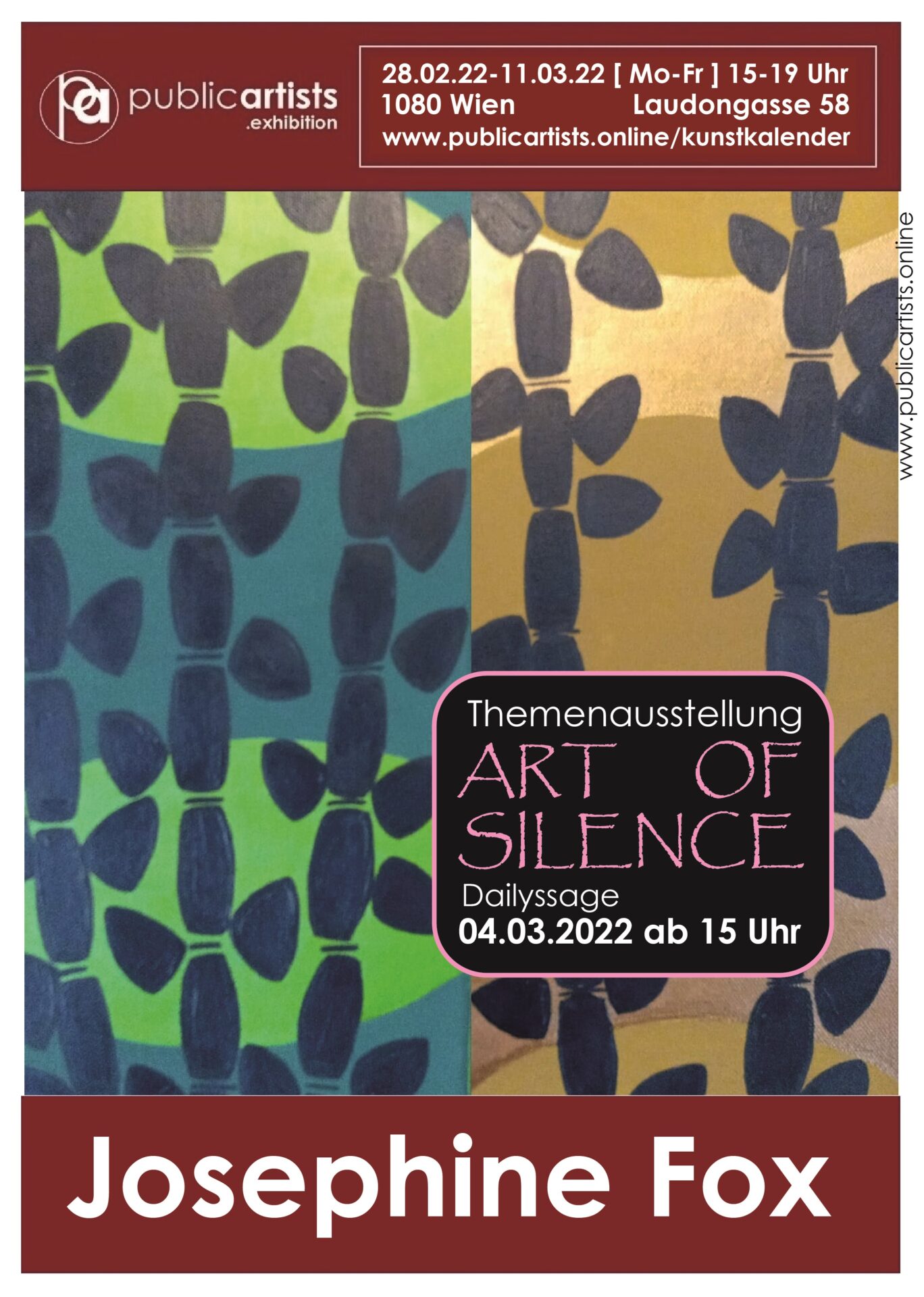 “ART OF SILENCE” mit Josephine Fox