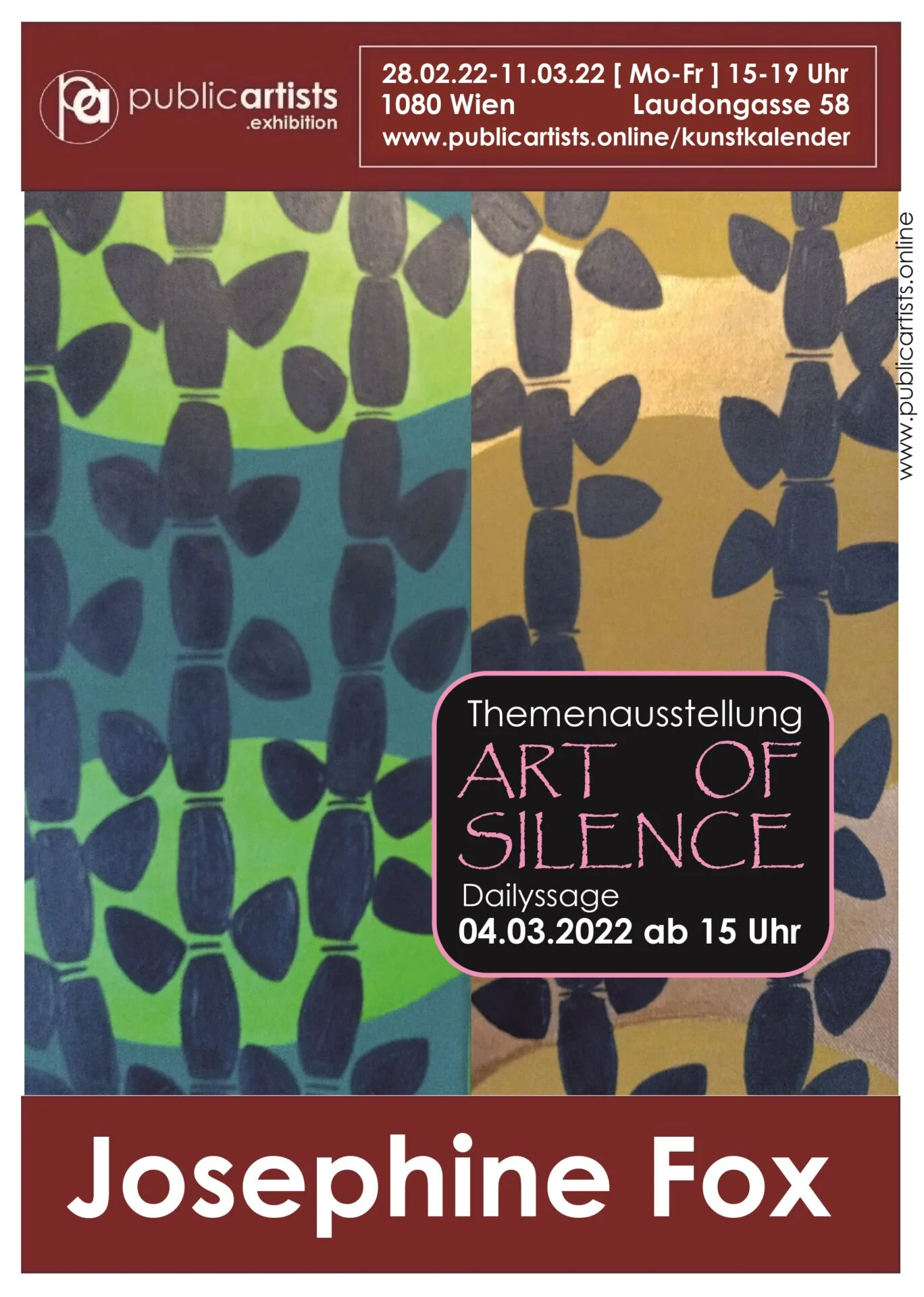 "L'ARTE DEL SILENZIO" con Josephine Fox