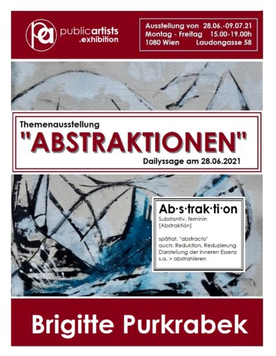 Brigitte Purkrabek mostra "ABSTRAKTION
