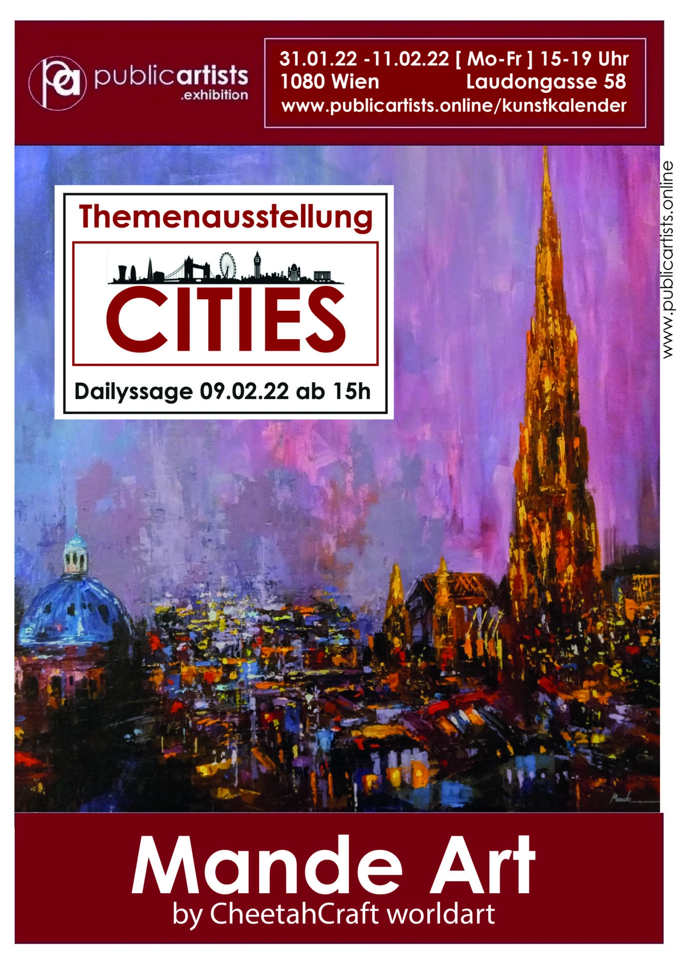 “CITIES” von Mande Art by CheetahCraft worldart