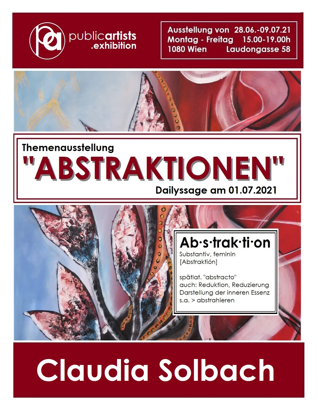 Claudia Solbach zeigt “ABSTRAKTION”