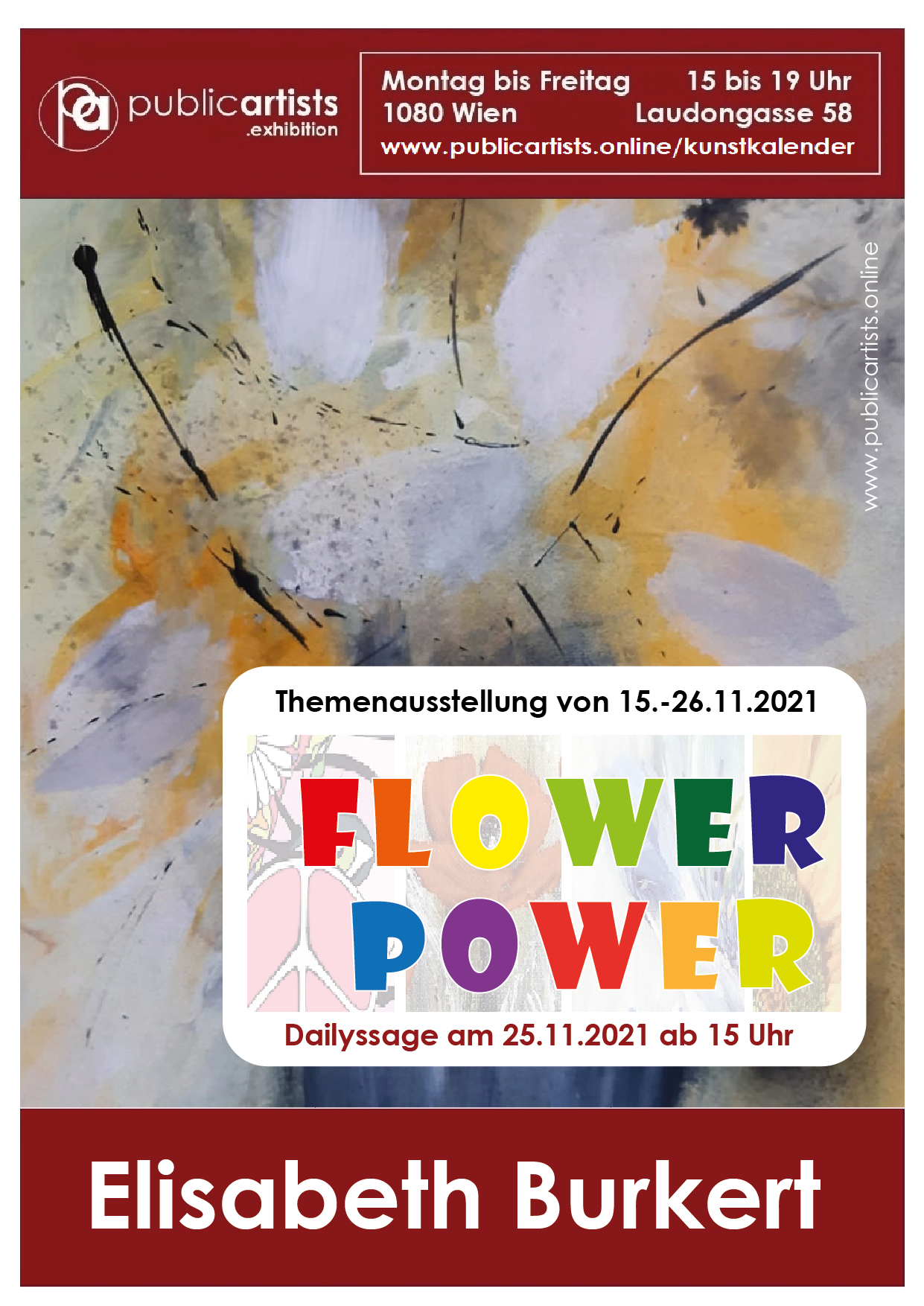 Elisabeth Burkert zeigt “FLOWER POWER”