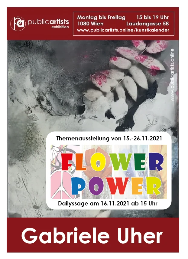 Gabriele Uher ukazuje "FLOWER POWER"