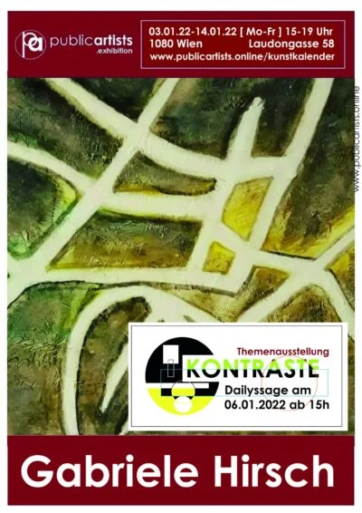 Gabriele Hirsch zeigt “KONTRASTE”