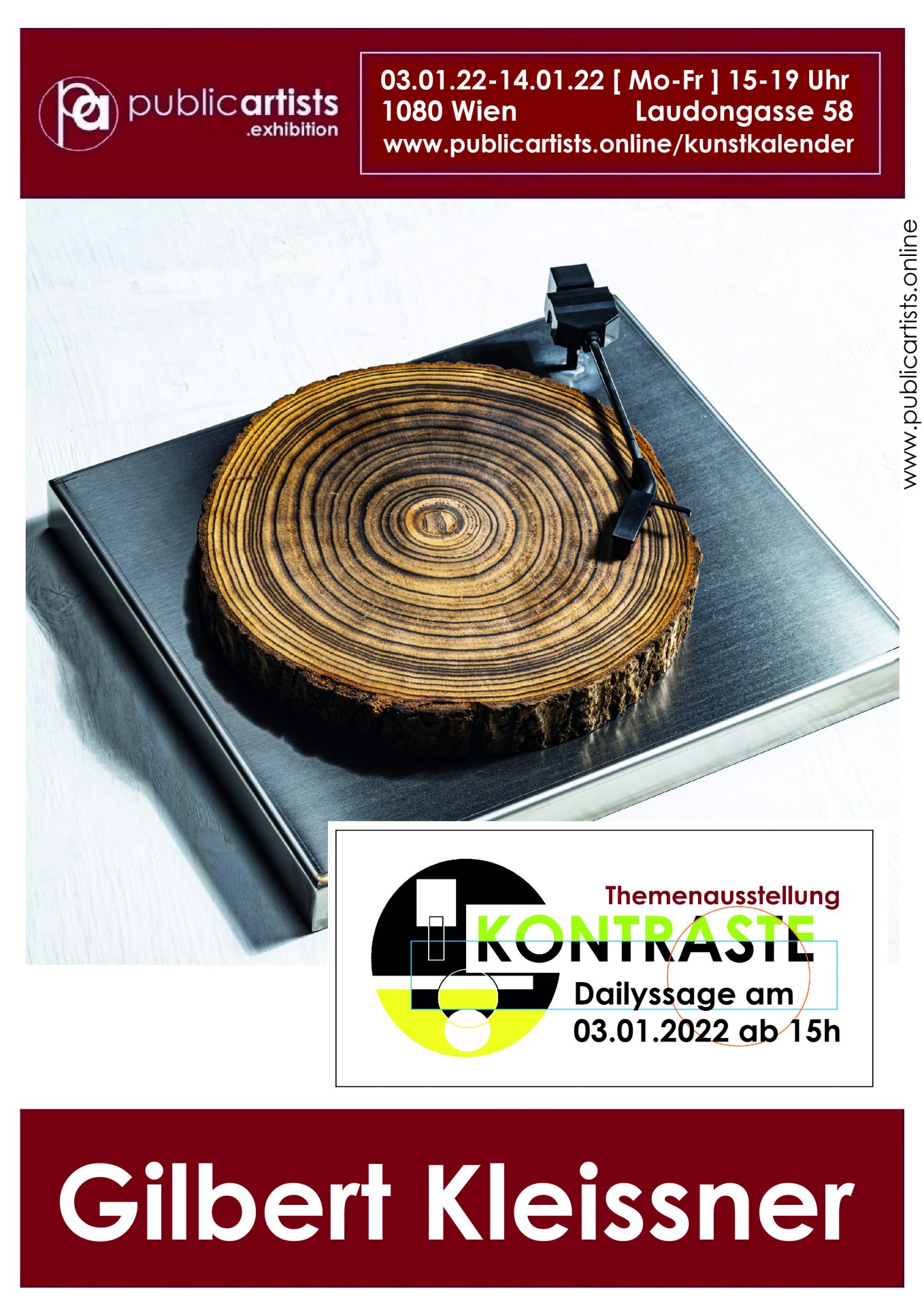 Gilbert Kleissner ukazuje "KONTRASTE"