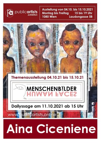Aina Ciceniene ukazuje "MENSCHENBILDER"