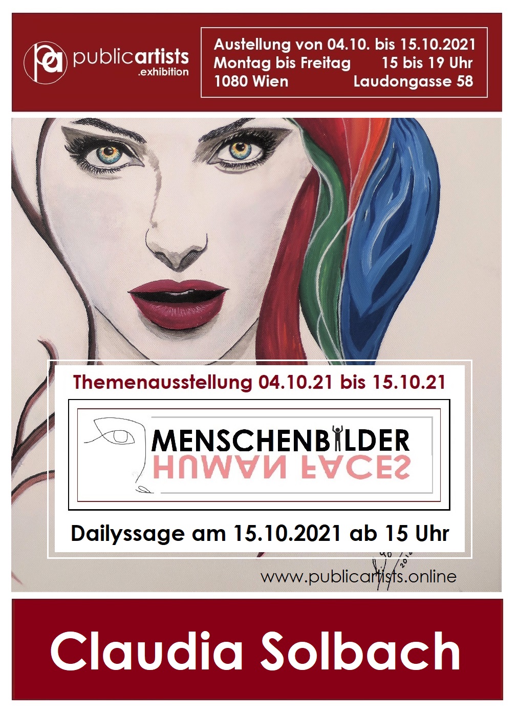 Claudia Solbach mostra "MENSCHENBILDER
