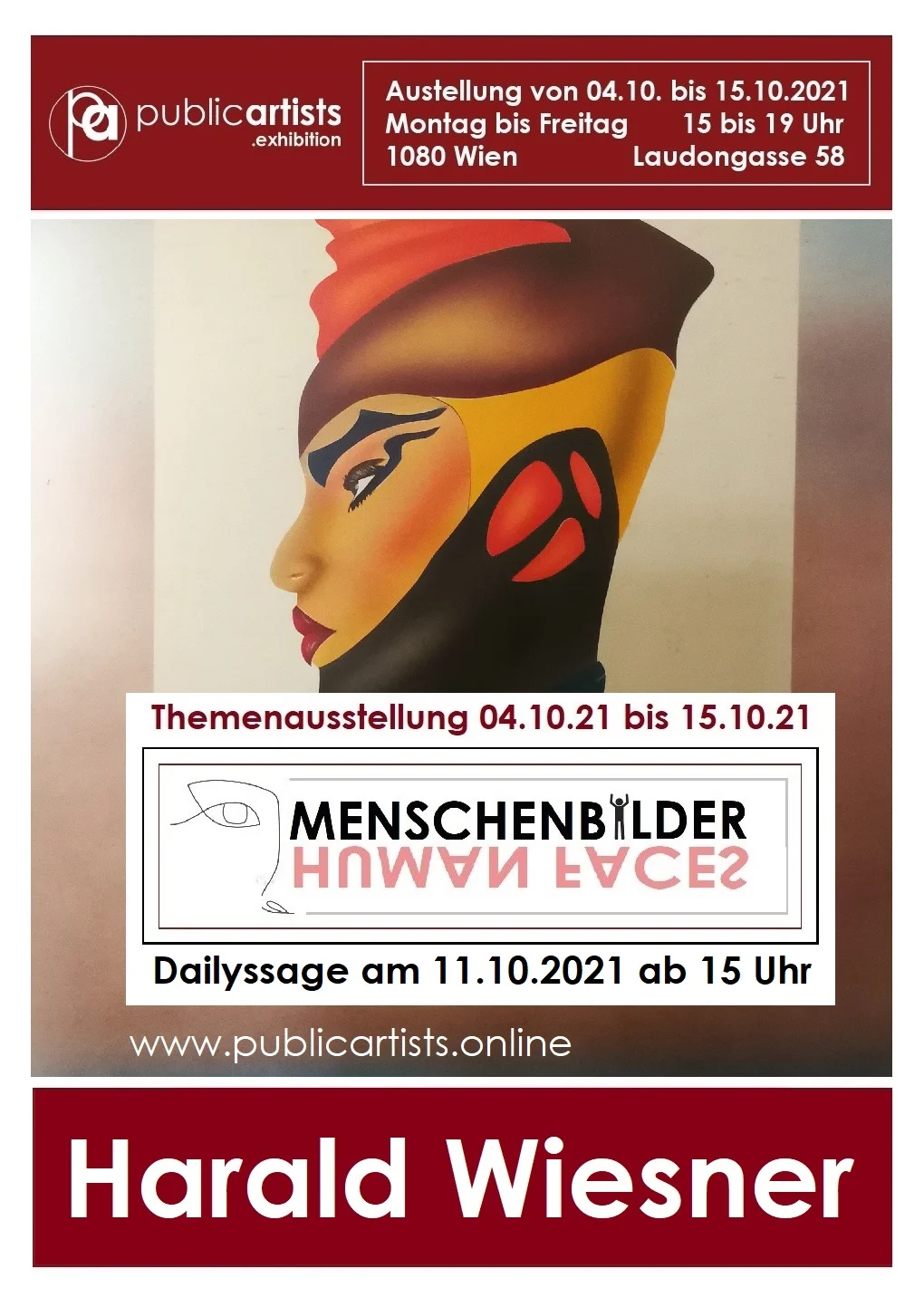 Harald Wiesner ukazuje "MENSCHENBILDER"