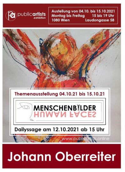 Johann Oberreiter vystavuje "MENSCHENBILDER"