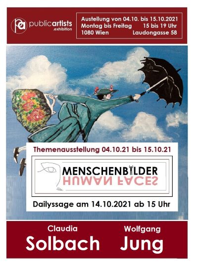 Claudia Solbach a Wolfgang Jung předvádějí "MENSCHENBILDER"