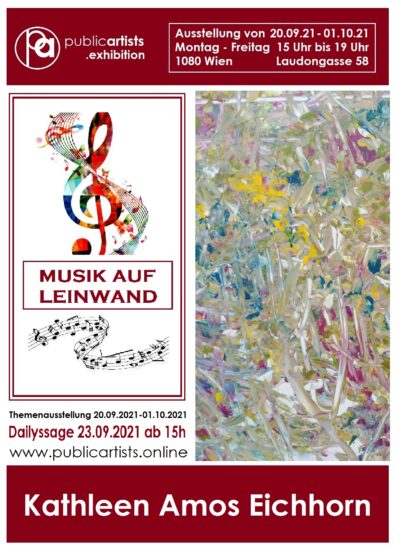 „MUSIK AUF LEINWAND“ von Kathleen Amos Eichhorn