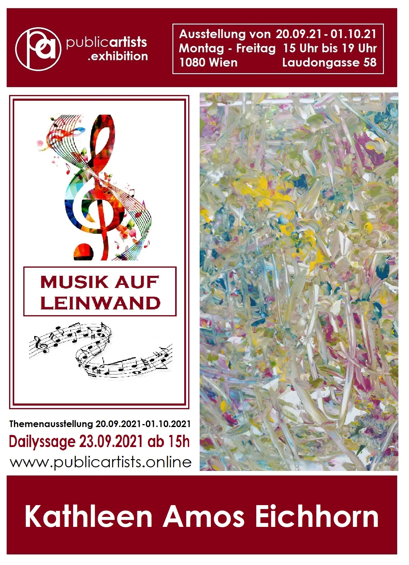 "MUSIC ON CANVASS" Kathleen Amos Eichhorn
