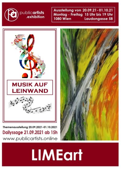 „MUSIK AUF LEINWAND“ von LIMEart