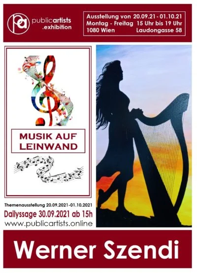 “MUSIK AUF LEINWAND” von Werner Szendi