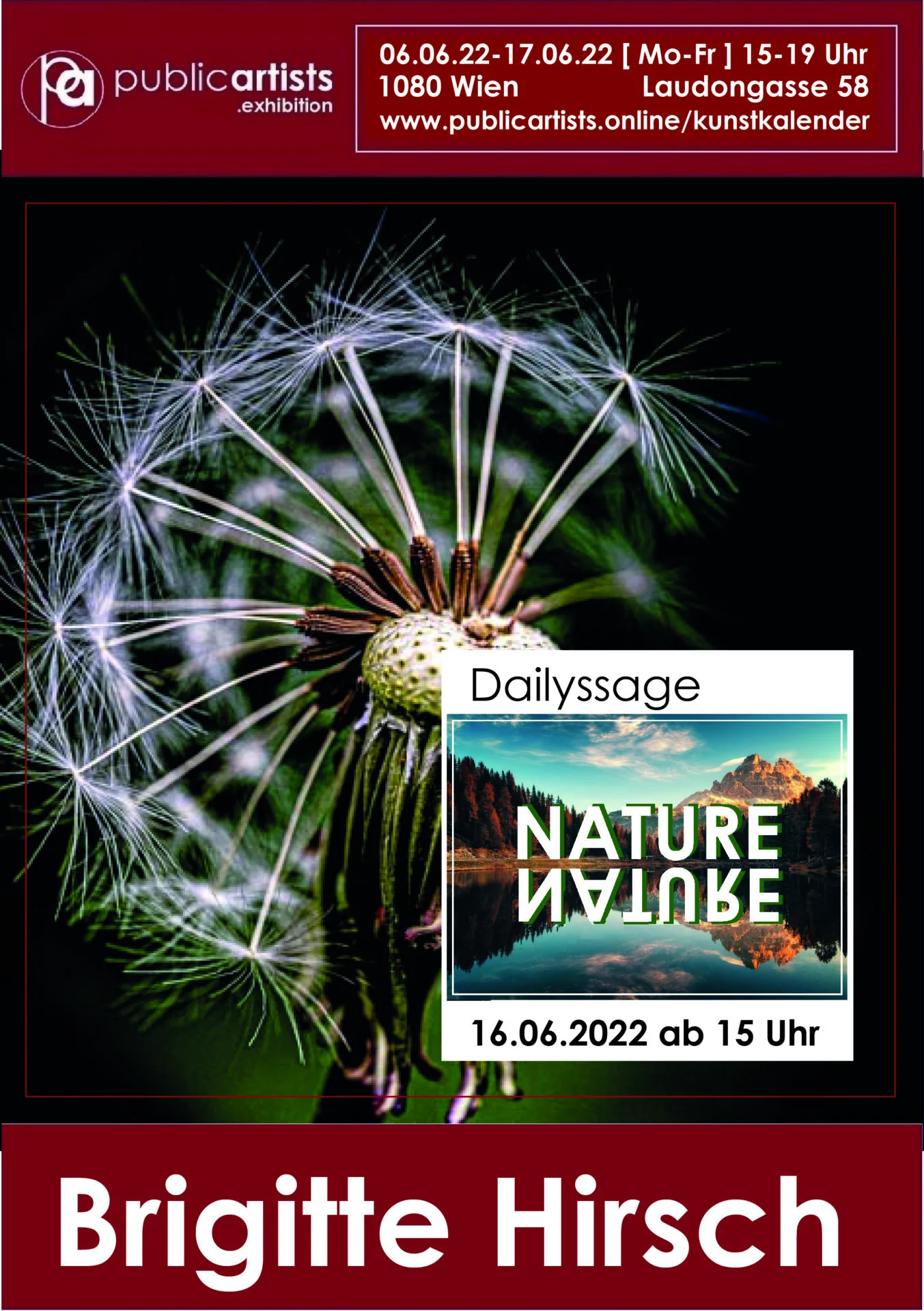 Brigitte Hirsch mostra "NATURA