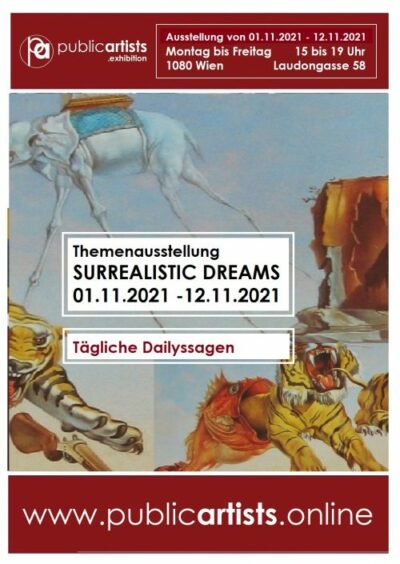 "SÜRREALİSTİK HAYALLER" temalı sergi için ön izleme ve sanatçı çağrısı