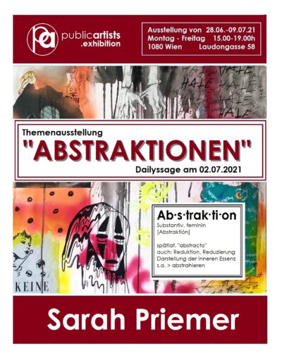 Sarah Priemer mostra "ABSTRAKTION"