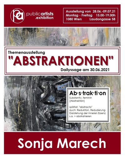 Sonja Marech mostra "ABSTRAKTION