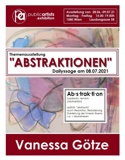 Vanessa Götze ukazuje "ABSTRAKTION"