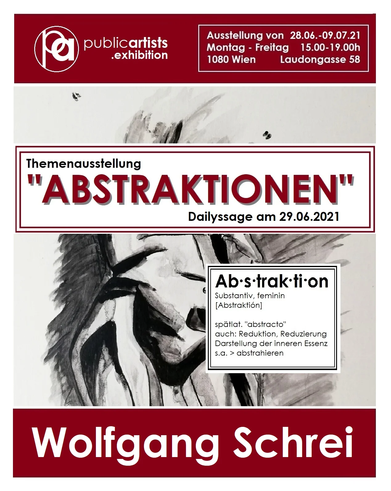 Wolfgang Schrei zeigt “ABSTRAKTION”