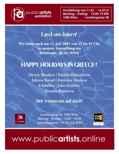 Výstava "HAPPY HOLIDAYS IN GREECE" - umenie, ktoré máte radi