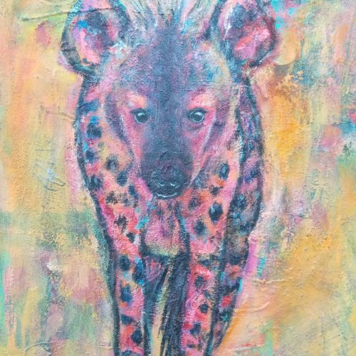 Плямиста гієна - Крістін ЕБНЕР - Тваринне мистецтво - 30.08.2021