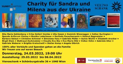 Charitativní výstava pro Milenu a Sandru z Ukrajiny