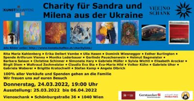 Charity Ausstellung für Milena und Sandra aus der Ukraine