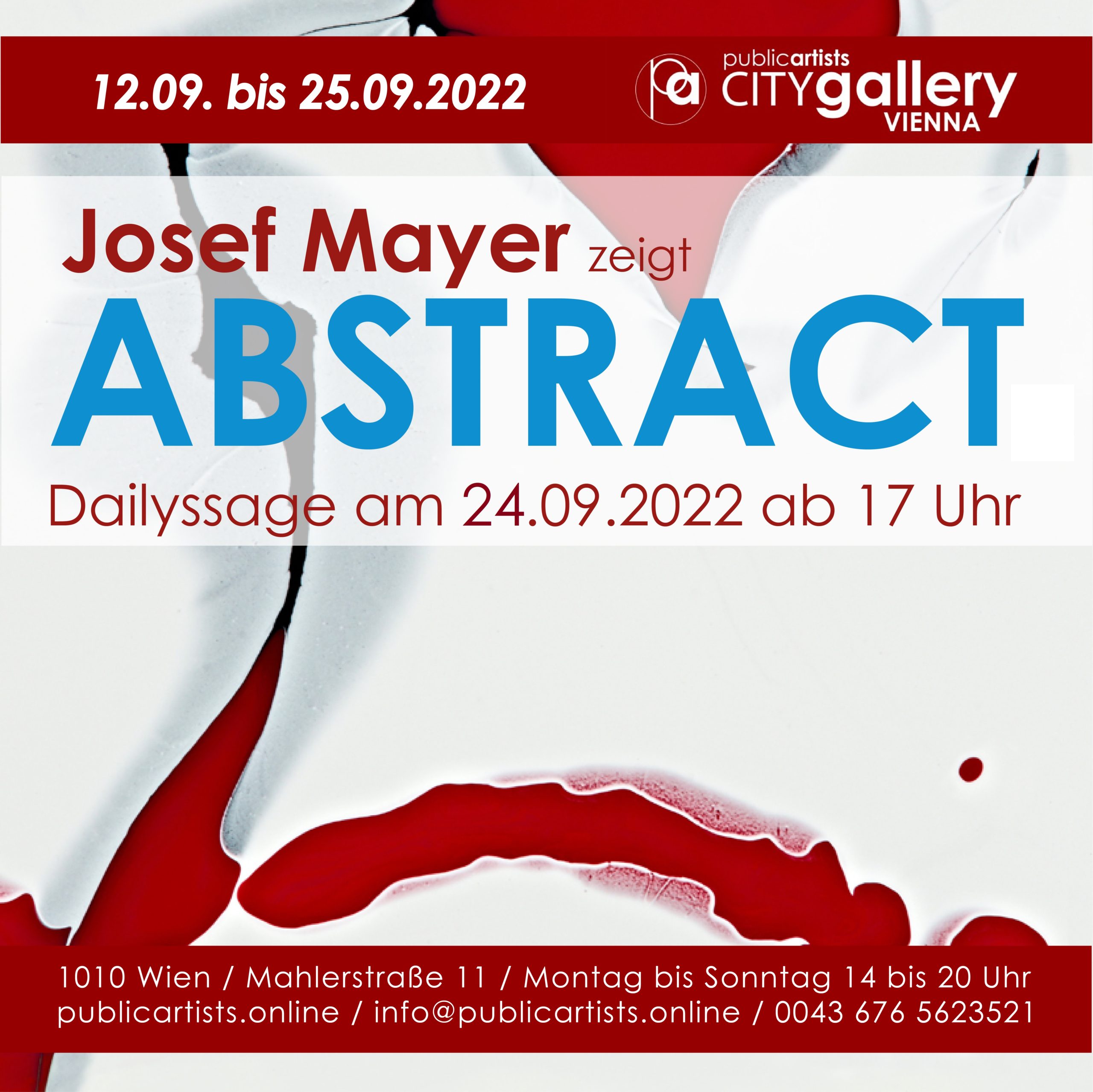 Josef Mayer показва АБСТРАКТ
