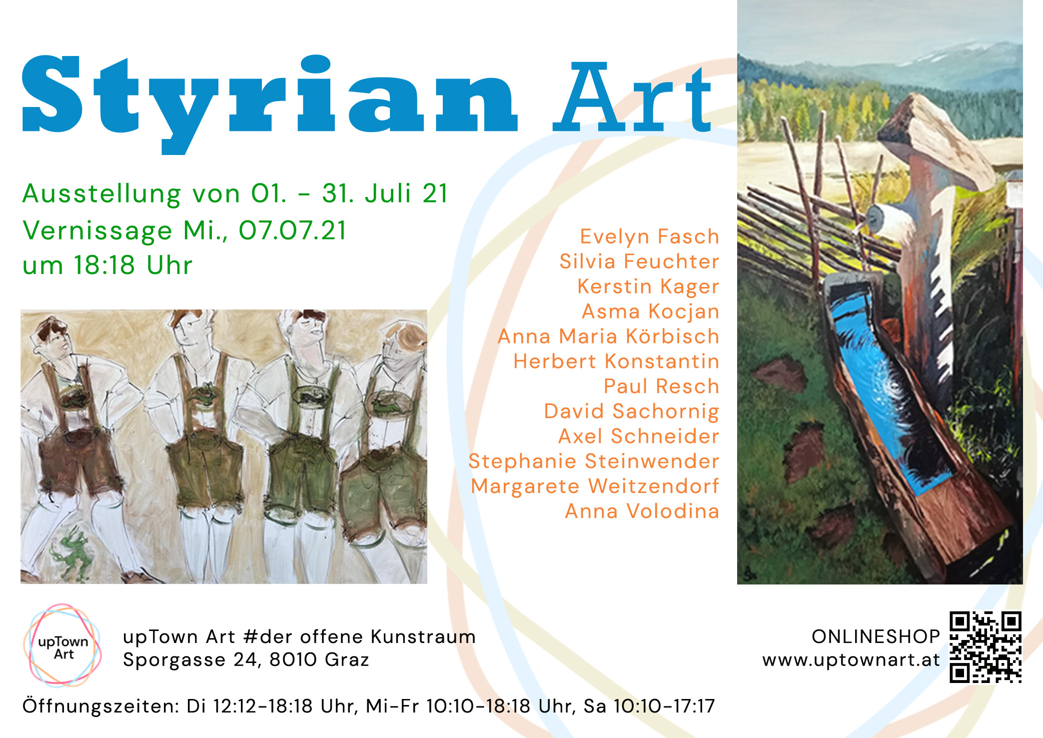 ARTE STYRIAN nella Galleria d'Arte UpTown di Graz