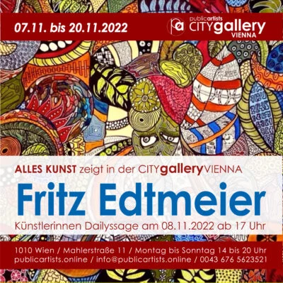 Fritz Edtmeier a CITYgalleryVIENNA-ban