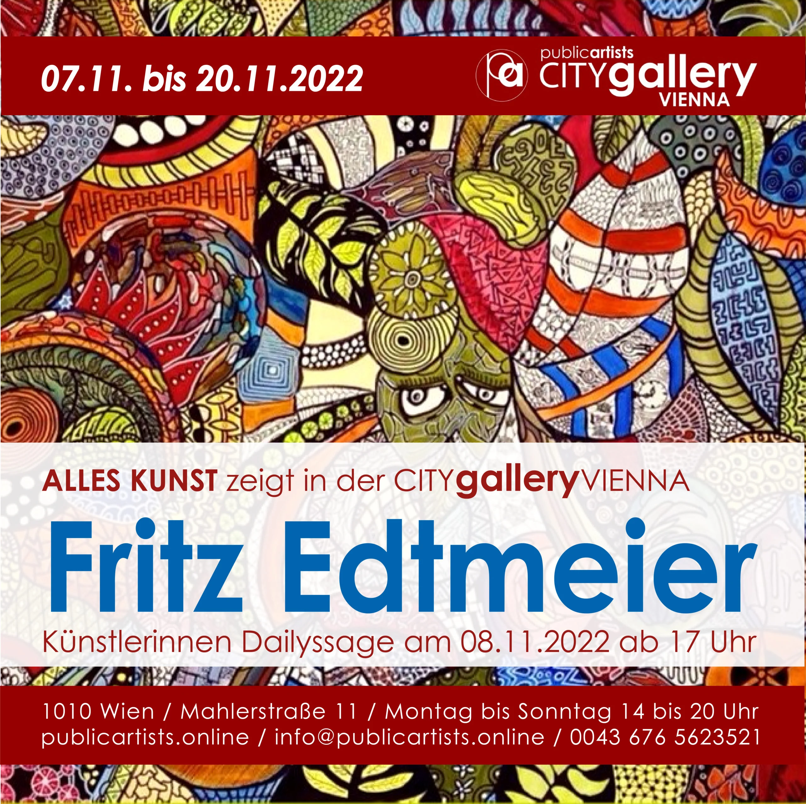 Fritz Edtmeier in der CITYgalleryVIENNA