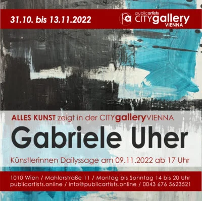 Gabriele Uher a CITYgalleryVIENNA-ban