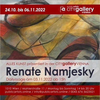Renate Namjesky CITYgalleryVIENNA'da