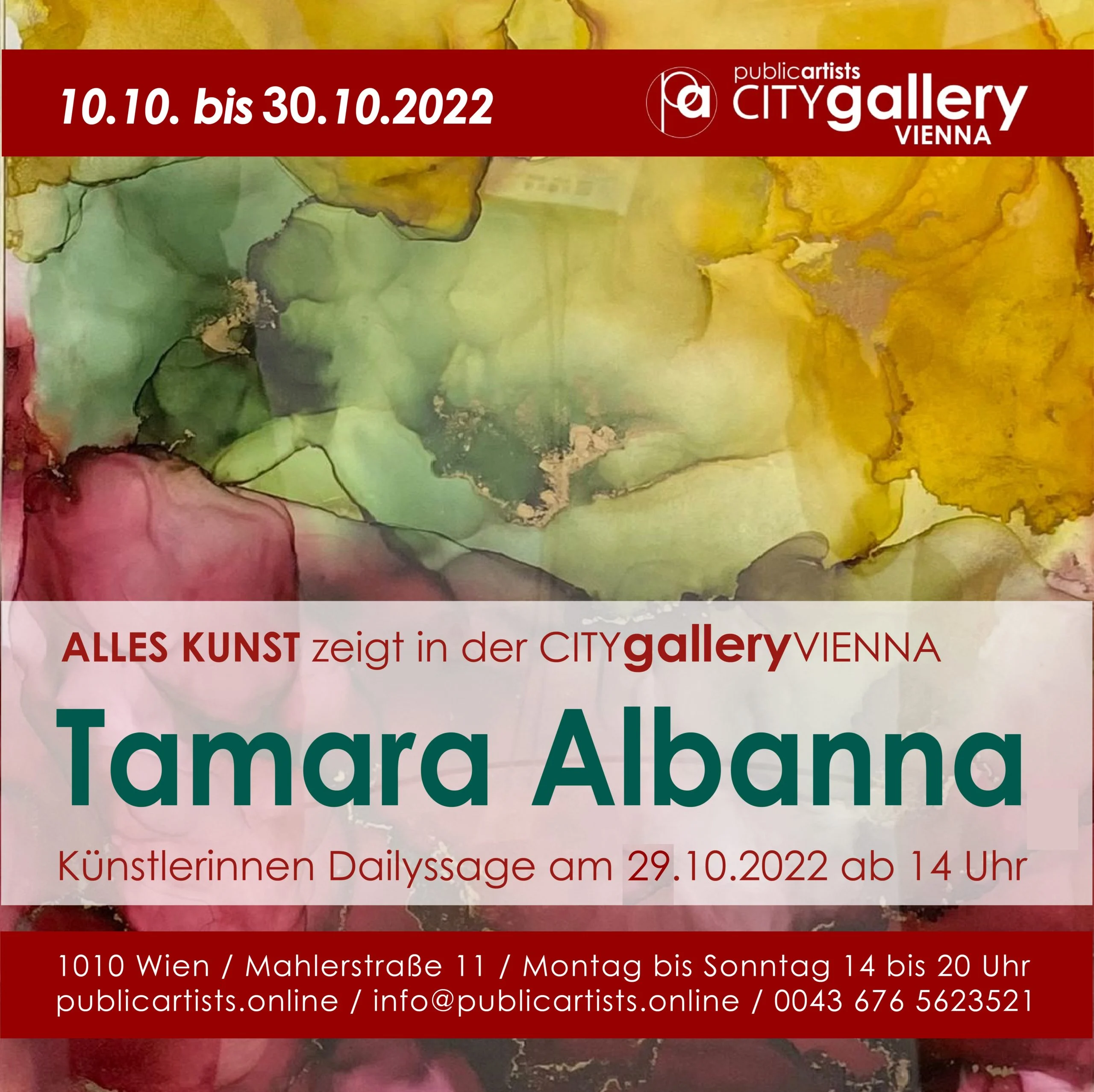 Tamara Albanna a CITYgalleryVIENNA-ban
