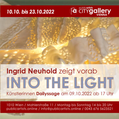 Ингрид Нойхолд представя INTO THE LIGHT