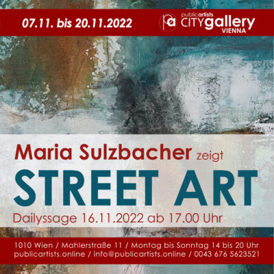 Мария Зулцбахер показва УЛИЧНО ИЗКУСТВО